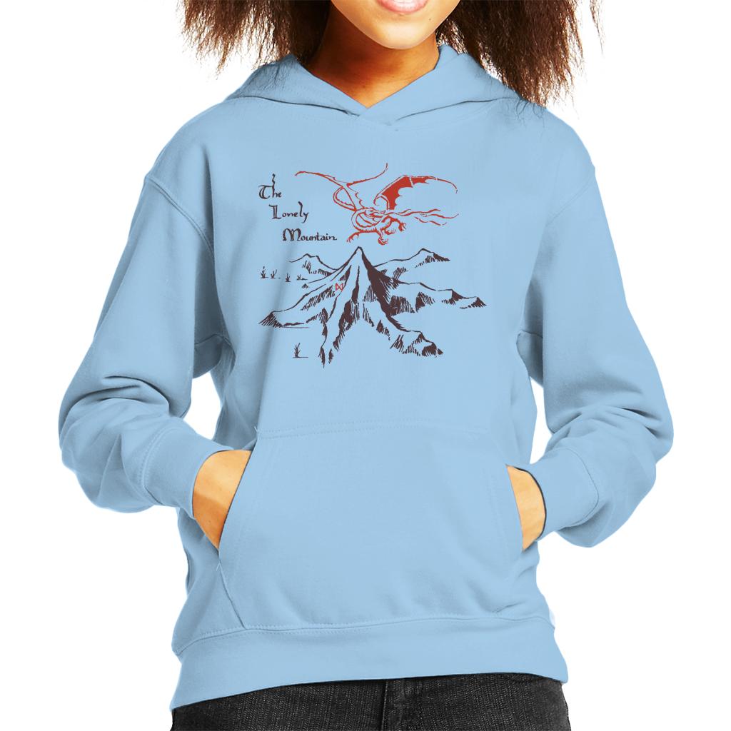 The Hobbit Lonely Mountains Kid's Hooded Sweatshirt product image 4