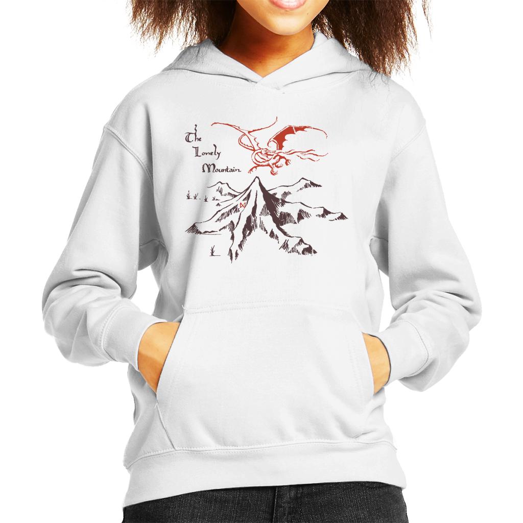 The Hobbit Lonely Mountains Kid's Hooded Sweatshirt product image 6