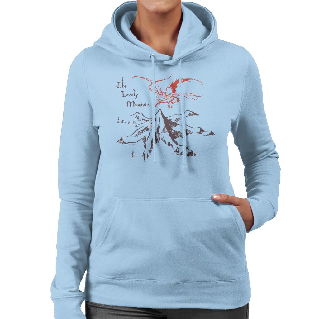 The Hobbit Lonely Mountains Women's Hooded Sweatshirt product image 6
