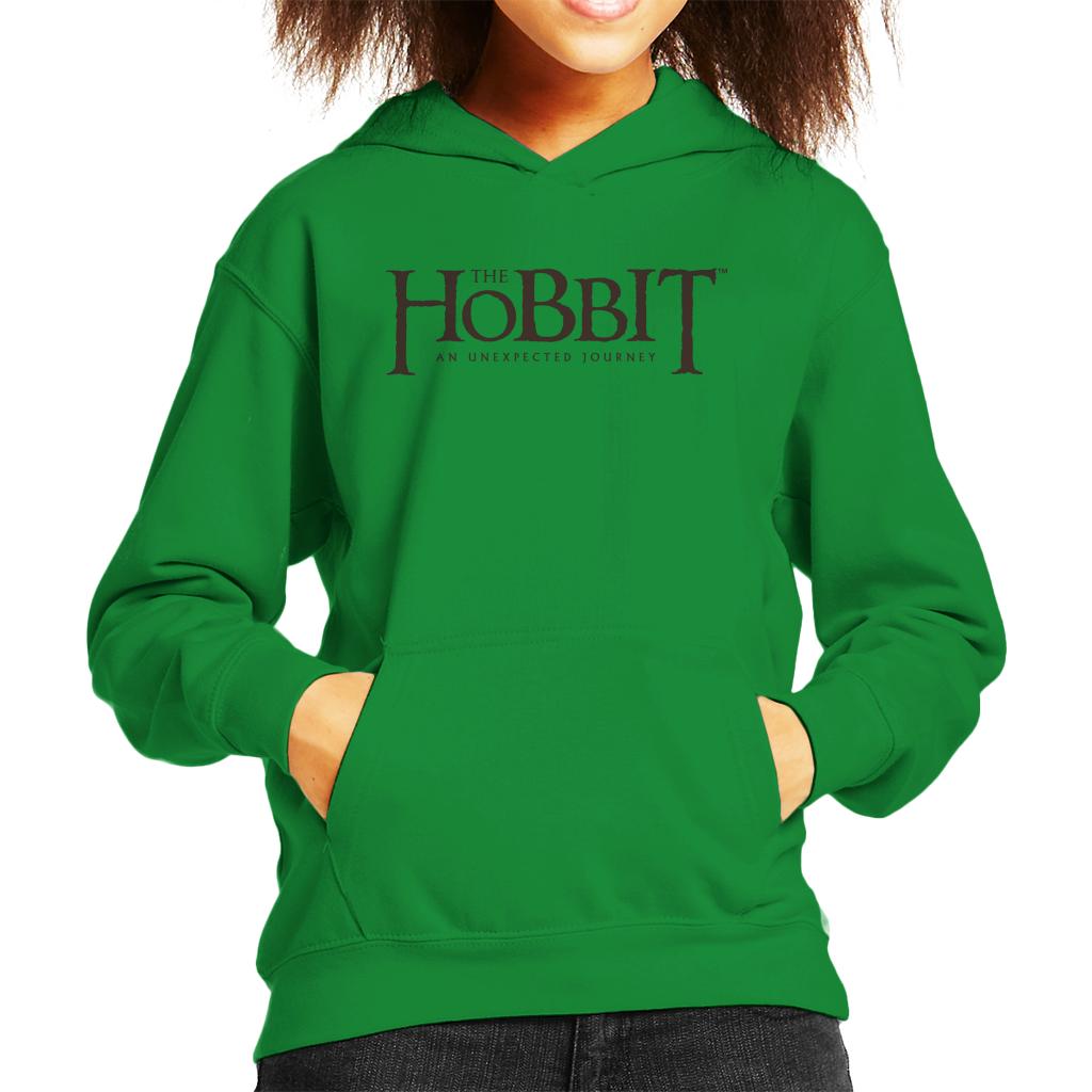 The Hobbit An Unexpected Journey Text Logo Kid's Hooded product image 6