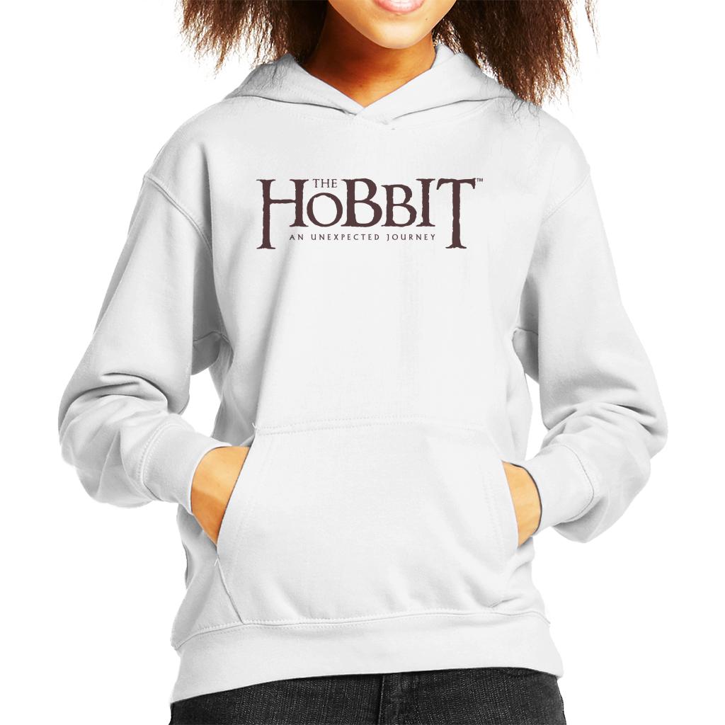 The Hobbit An Unexpected Journey Text Logo Kid's Hooded product image 4