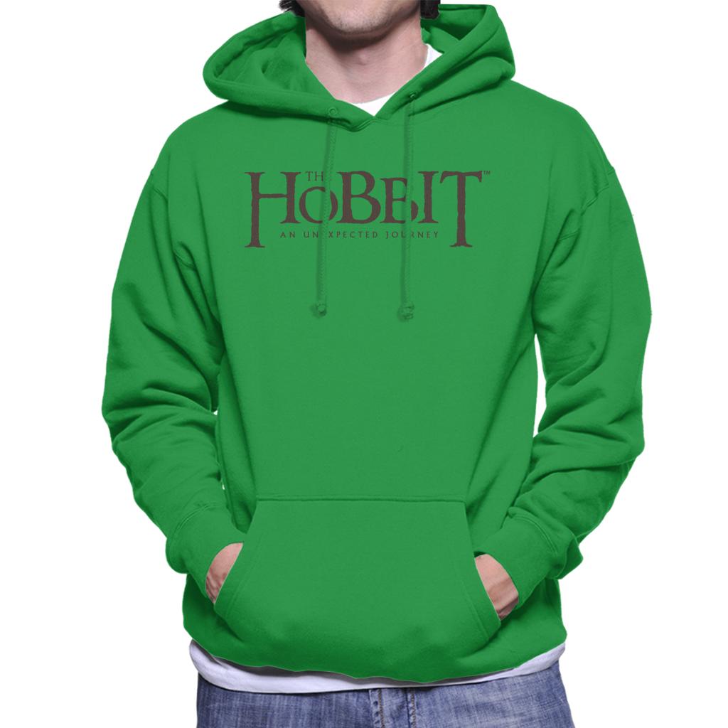 The Hobbit An Unexpected Journey Text Logo Men's Hooded product image 6