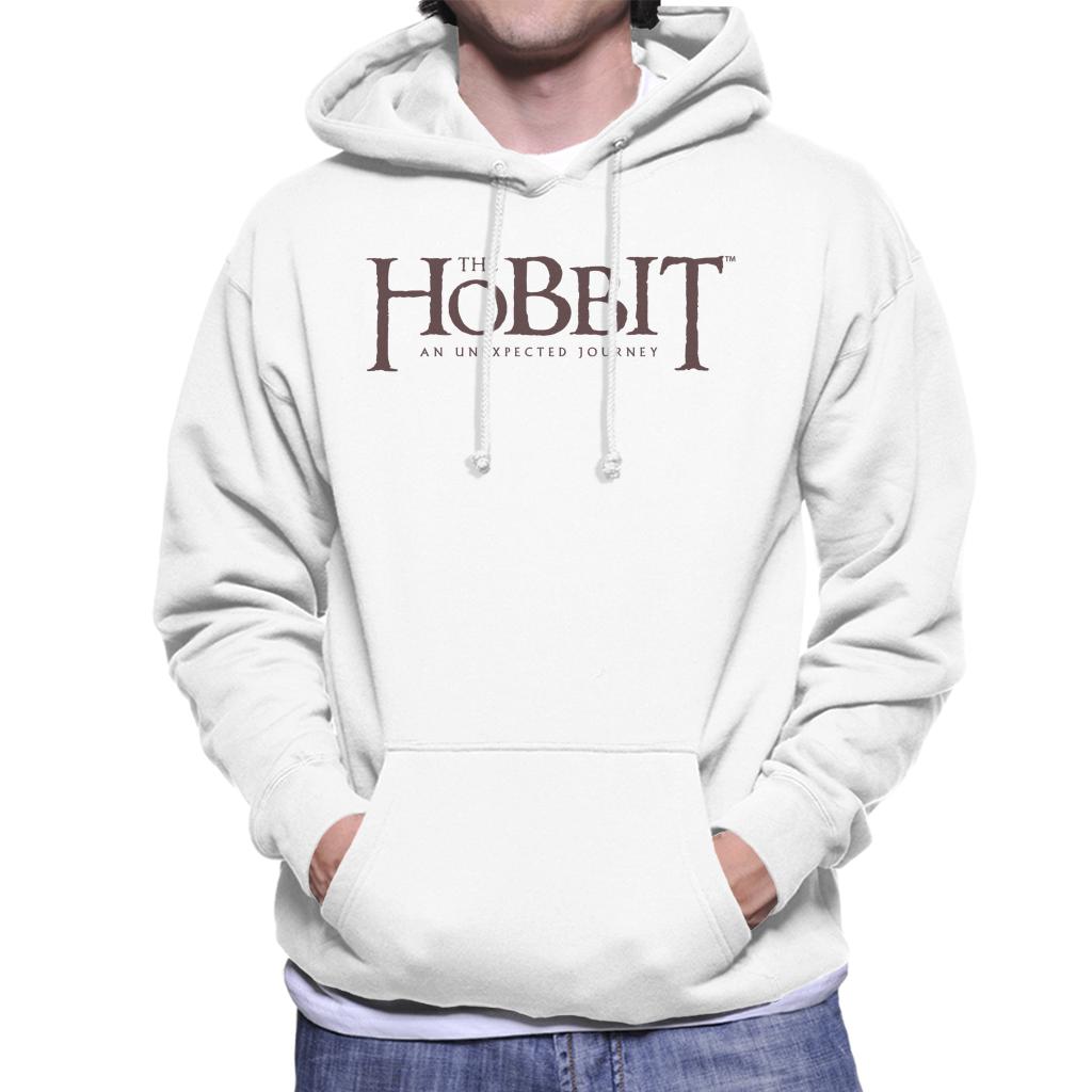 The Hobbit An Unexpected Journey Text Logo Men's Hooded product image 4
