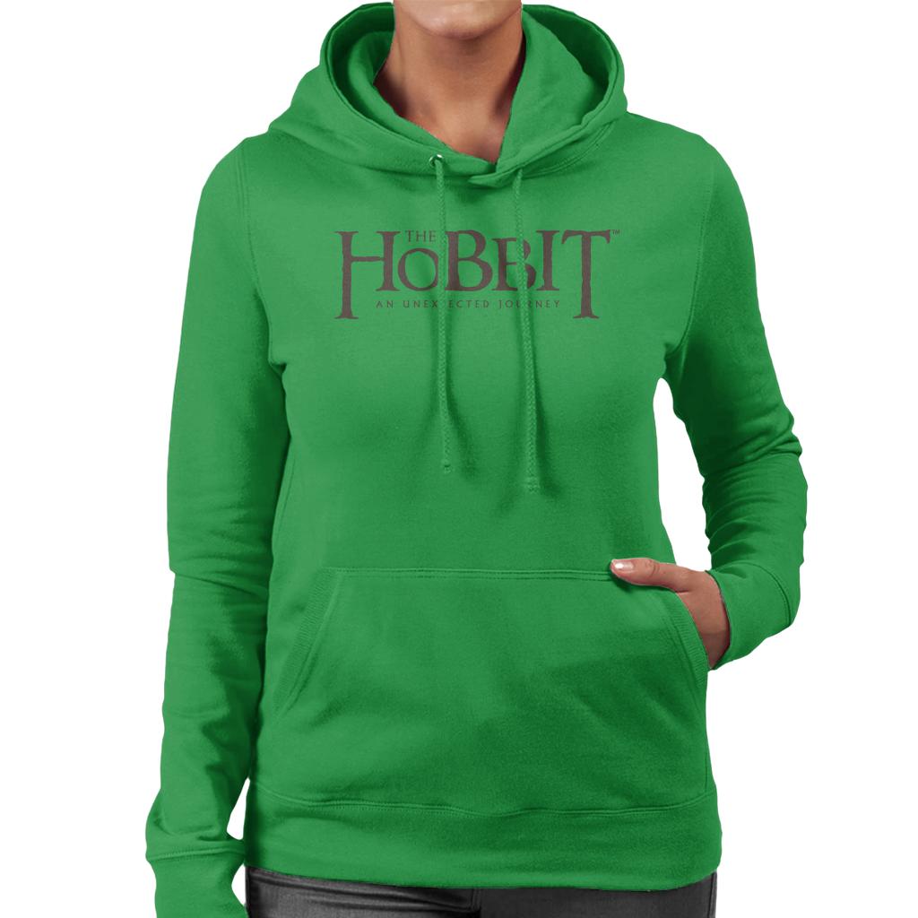 The Hobbit An Unexpected Journey Text Logo Women's Hooded product image 6