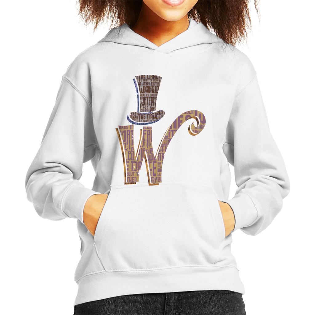 Willy Wonka and The Chocolate Factory Top Hat W Kid's Hooded Sweatshirt