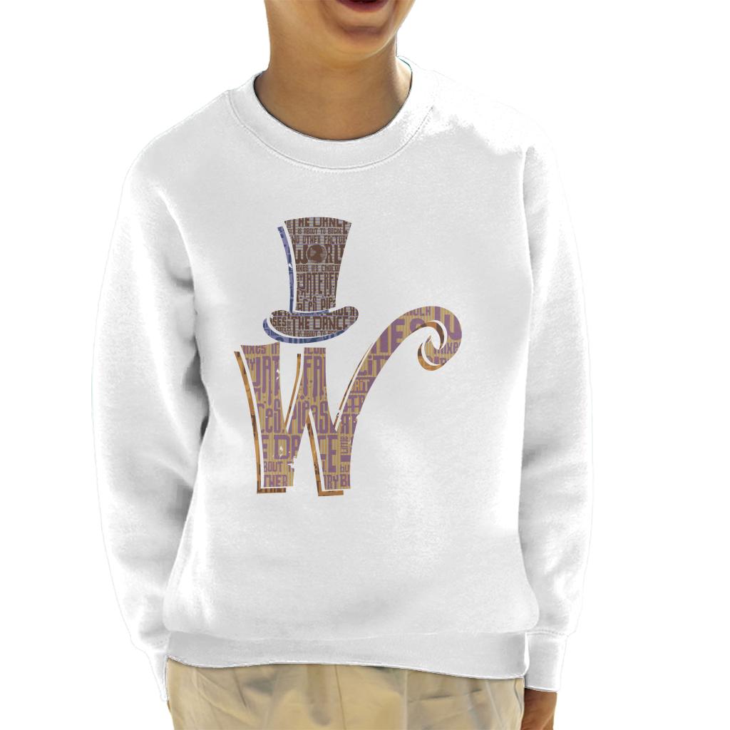 Willy Wonka and The Chocolate Factory Top Hat W Kid's Sweatshirt