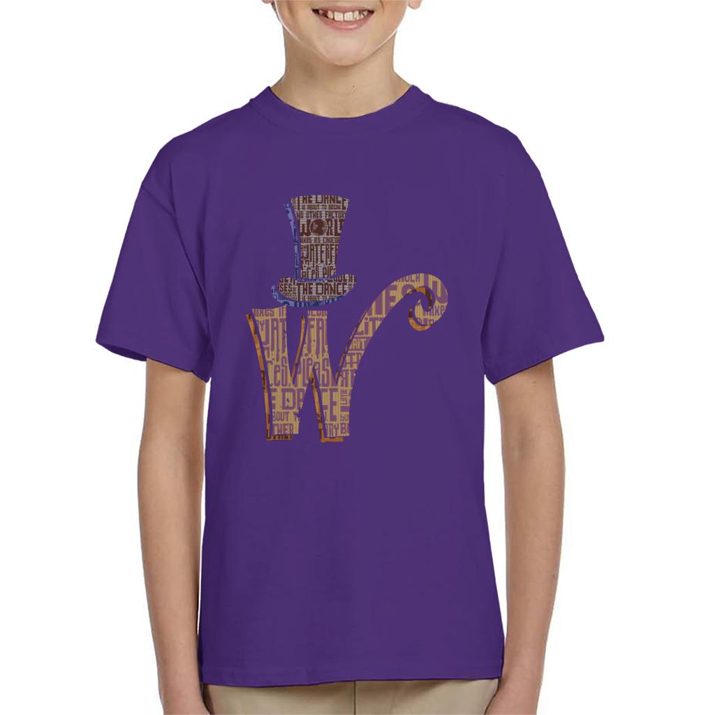 Willy Wonka and The Chocolate Factory Top Hat W Kid's T-Shirt
