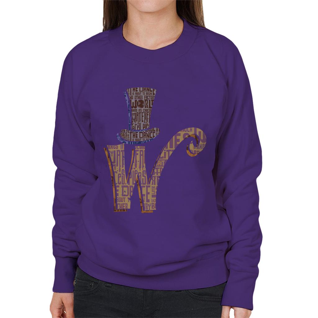 Willy Wonka and The Chocolate Factory Top Hat W Women's Sweatshirt