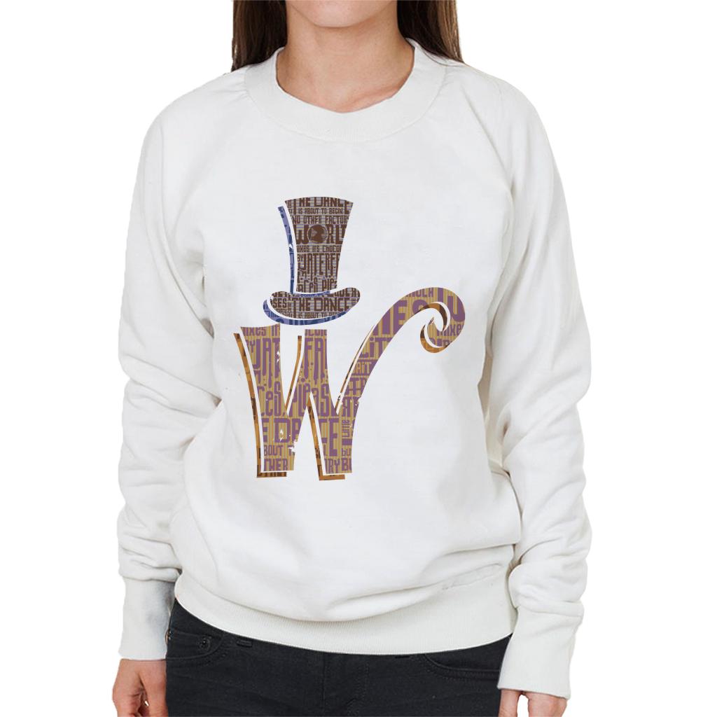 Willy Wonka and The Chocolate Factory Top Hat W Women's Sweatshirt