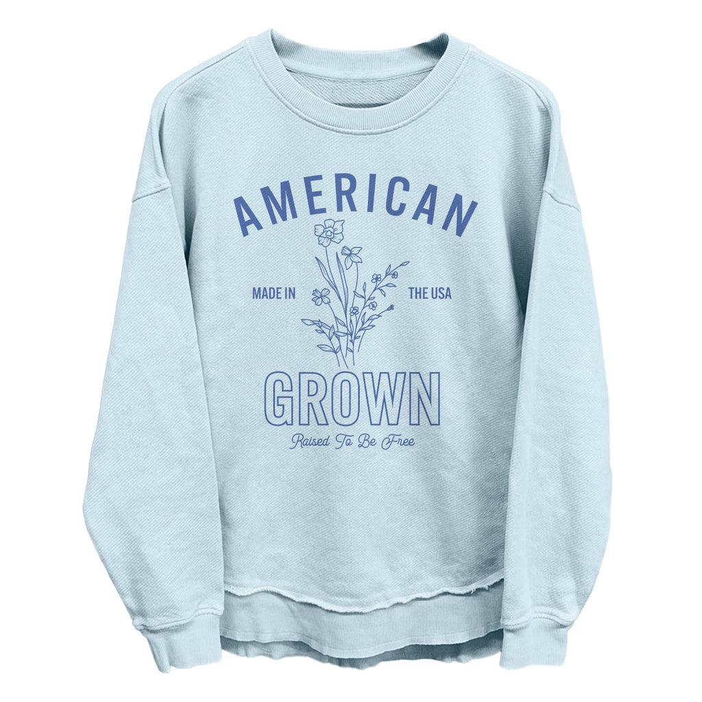American Grown Raised To Be Free (Front)