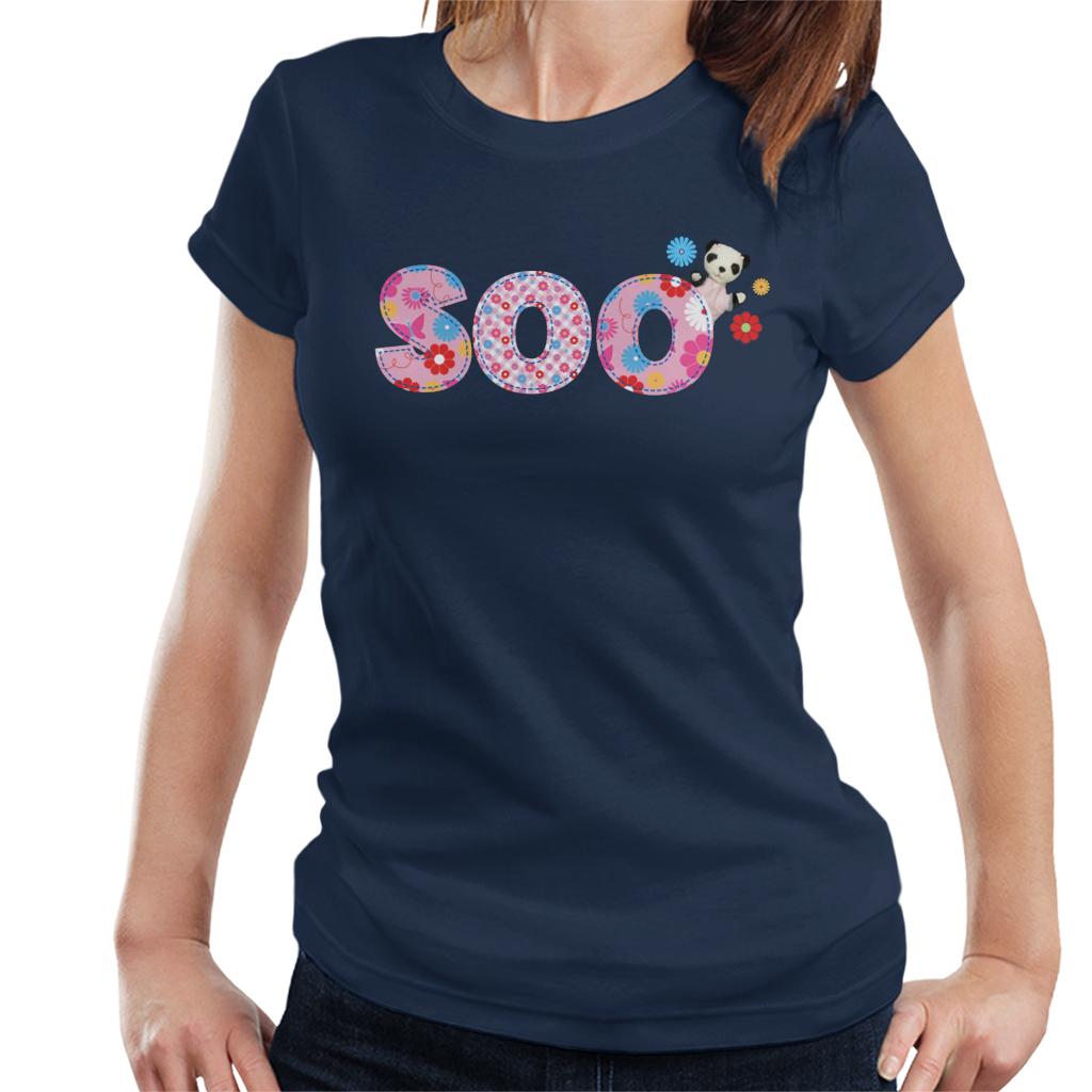 Sooty Soo Floral Pattern Text Women's T-Shirt product image 1