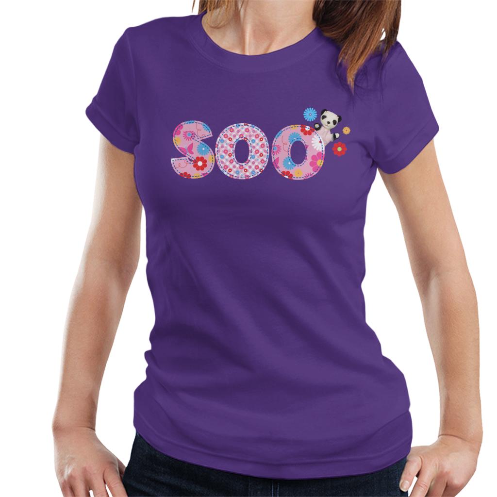Sooty Soo Floral Pattern Text Women's T-Shirt product image 6