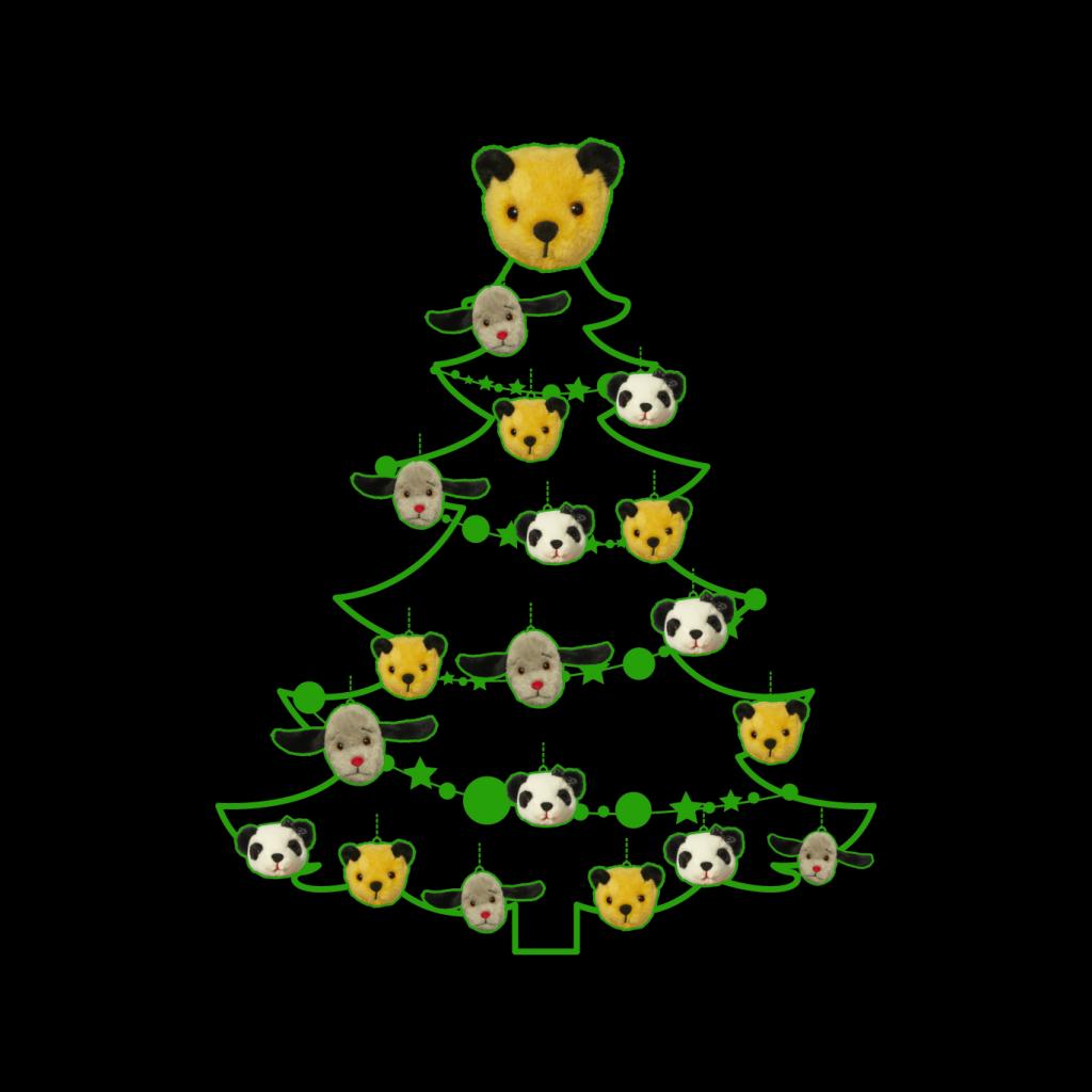 Sooty Christmas Tree Green Silhouette Women's T-Shirt product image 2