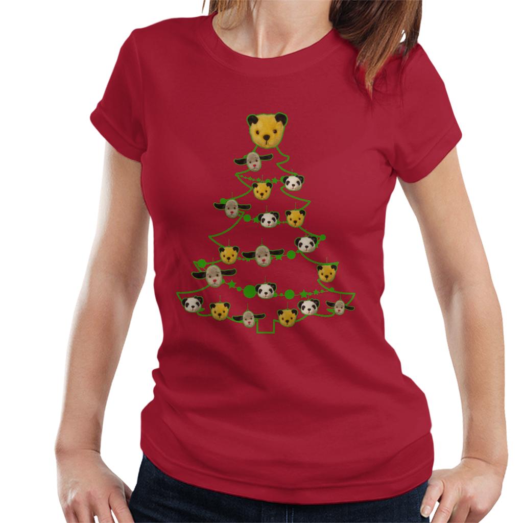 Sooty Christmas Tree Green Silhouette Women's T-Shirt product image 4