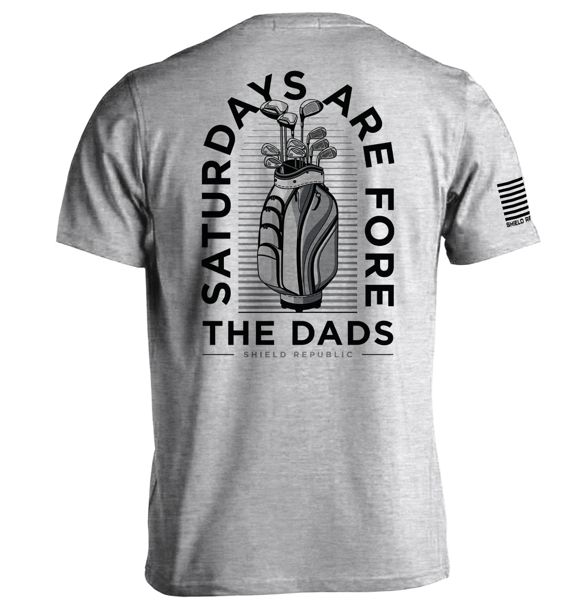 Saturdays Are For The Dads Golf Grey