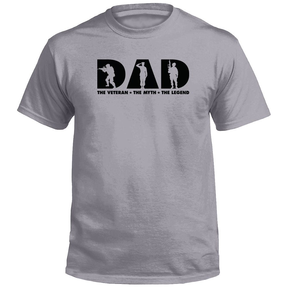 Dad The Veteran The Myth The Legend (Front)