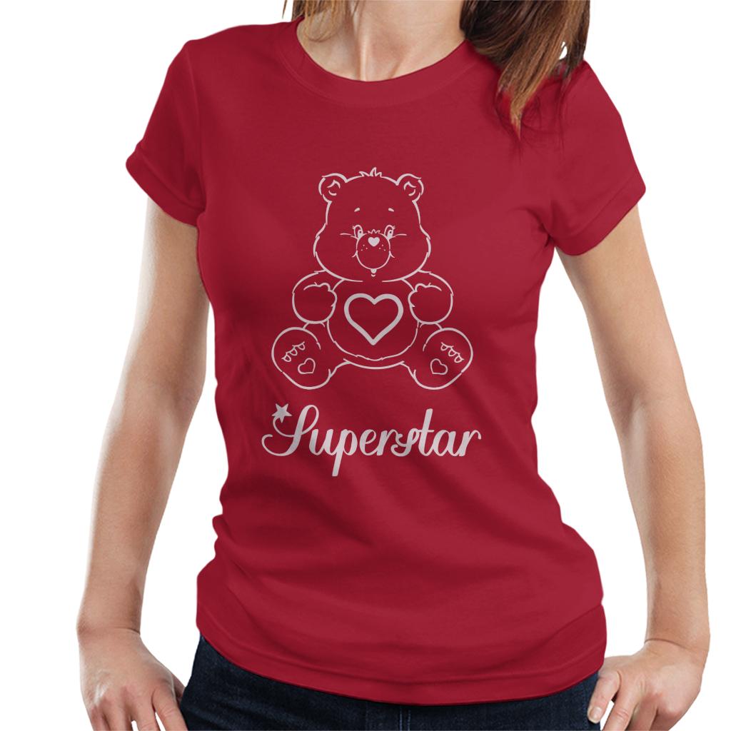 Care Bears Tenderheart Bear Superstar White Print Women's product image 4