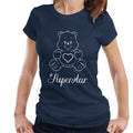 Care Bears Tenderheart Bear Superstar White Print Women's product image 1