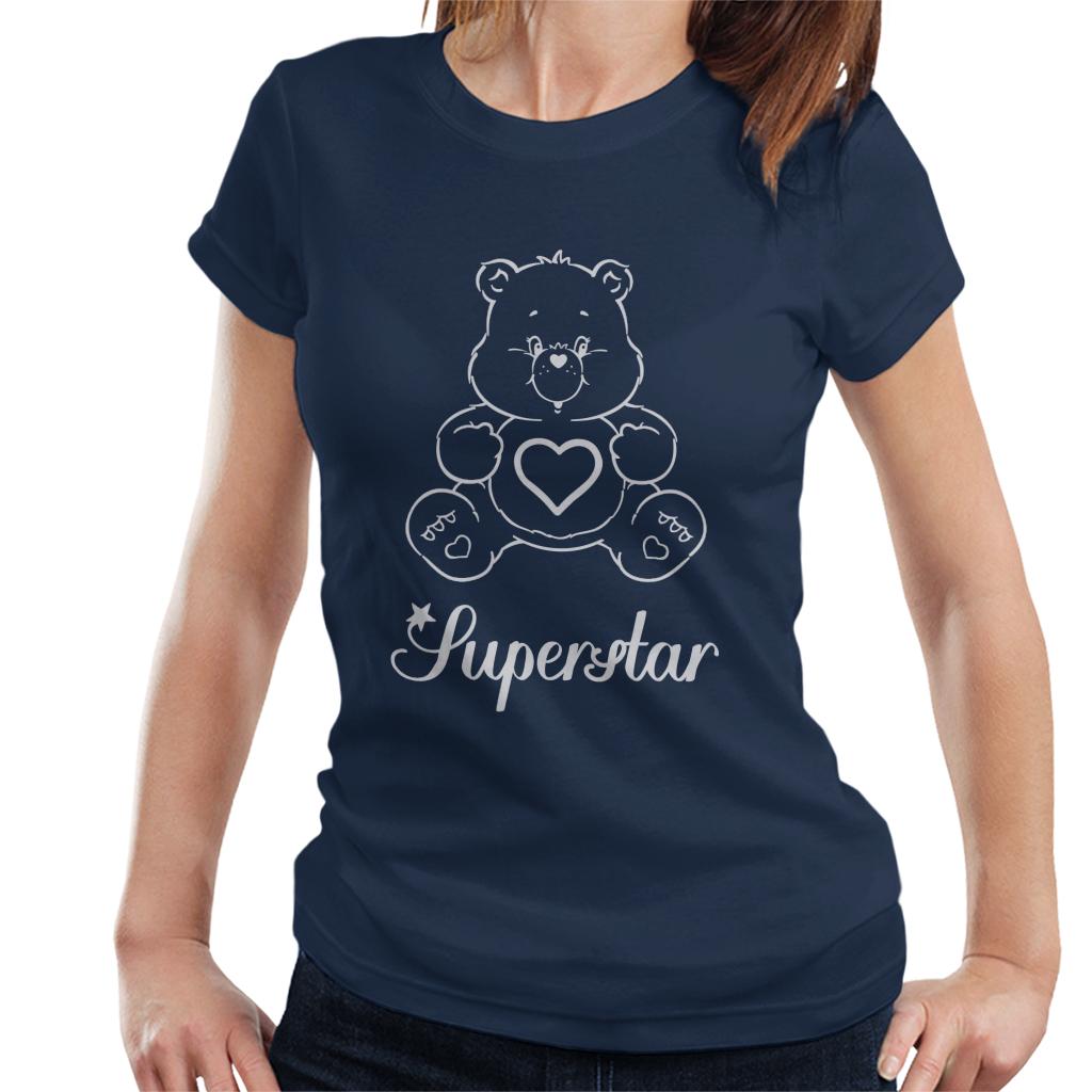 Care Bears Tenderheart Bear Superstar White Print Women's product image 1
