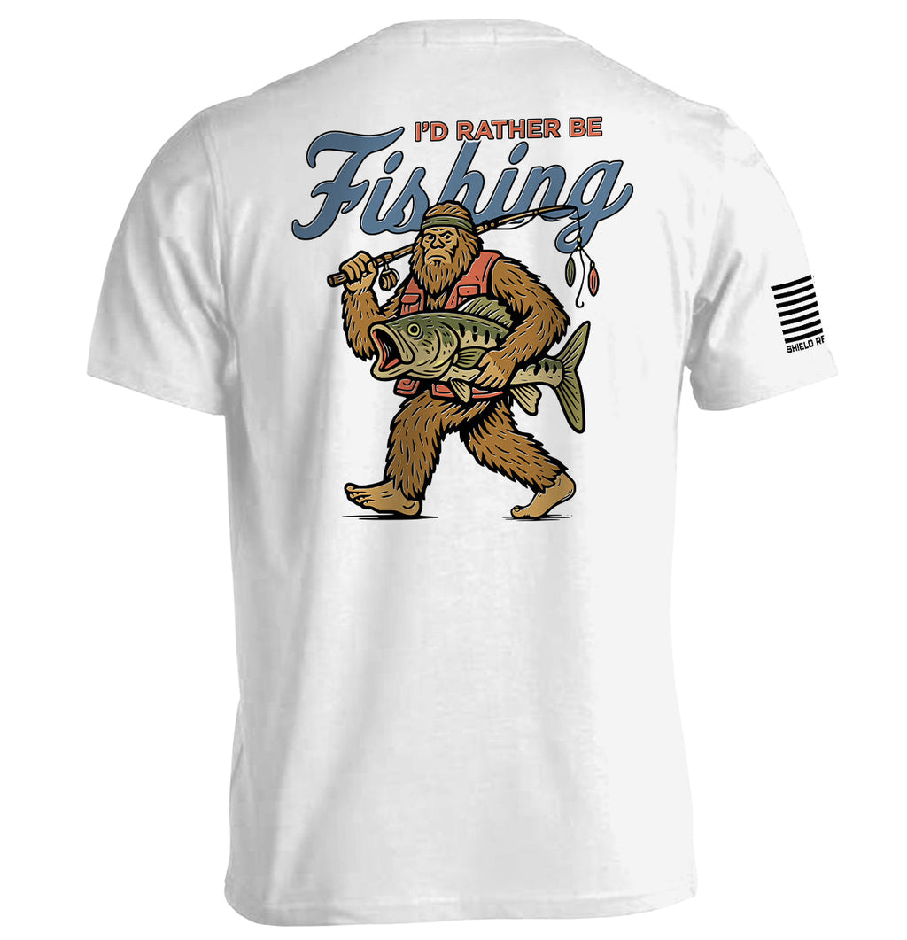 I'd Rather Be Fishing Bigfoot