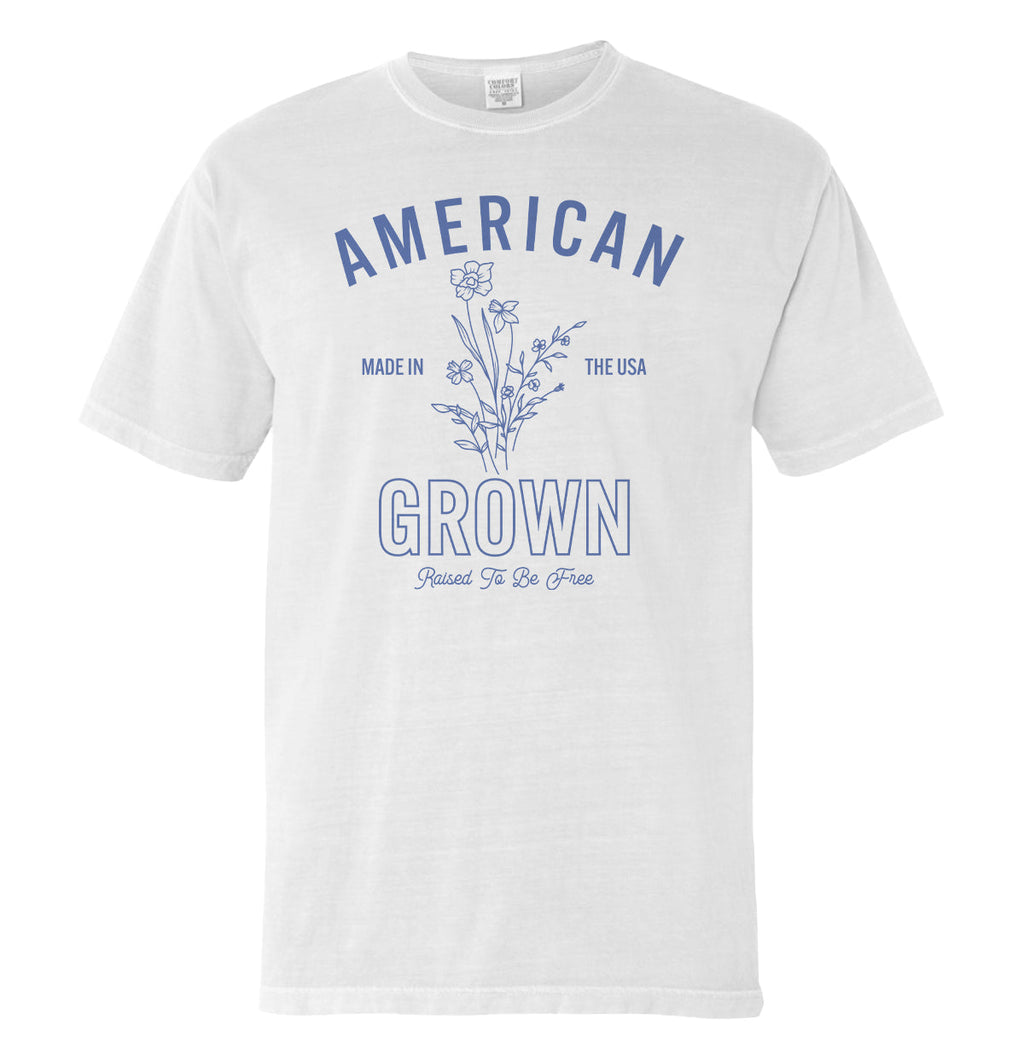 American Grown Raised To Be Free (Front)