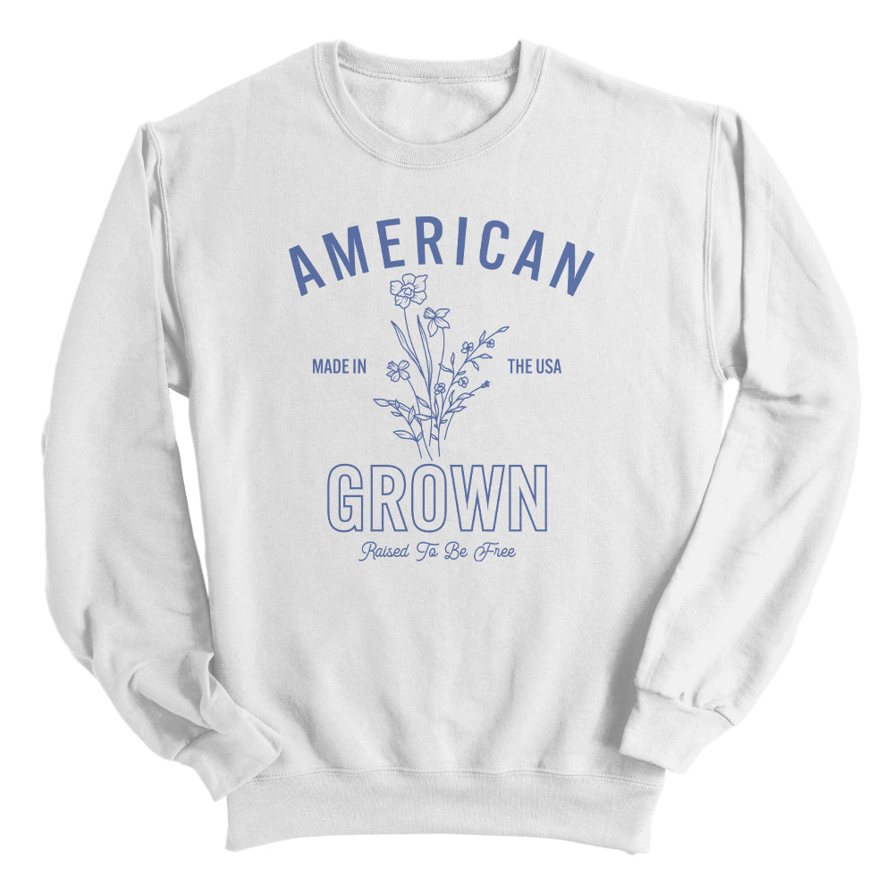 American Grown Raised To Be Free (Front)