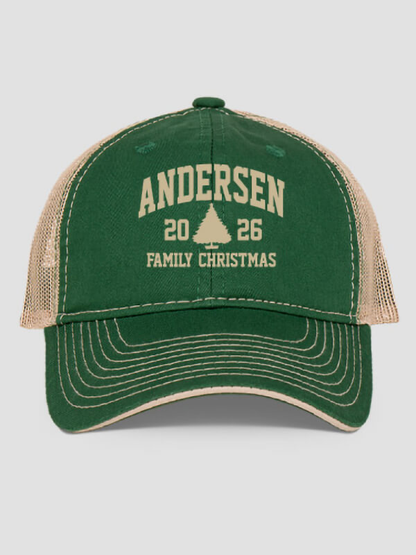 Christmas Varsity : Embroidered Trucker Hats