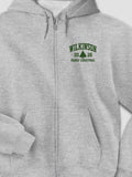 Christmas Varsity : Embroidered Zip Hoodies