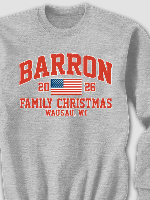 American Christmas Varsity : Printed Sweatshirts product image 1
