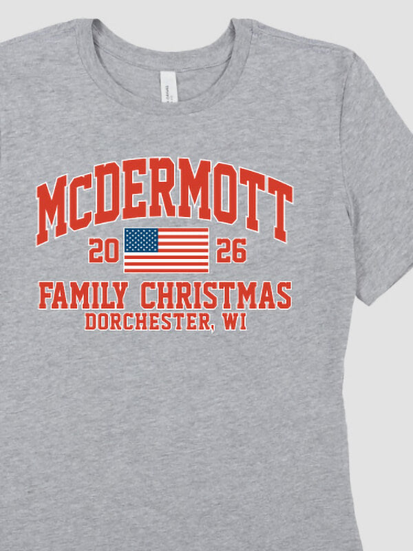 American Christmas Varsity : Premium Printed T-Shirts