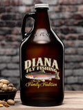 Fly Fishing Family Tradition : Beer Growlers - Color Printed