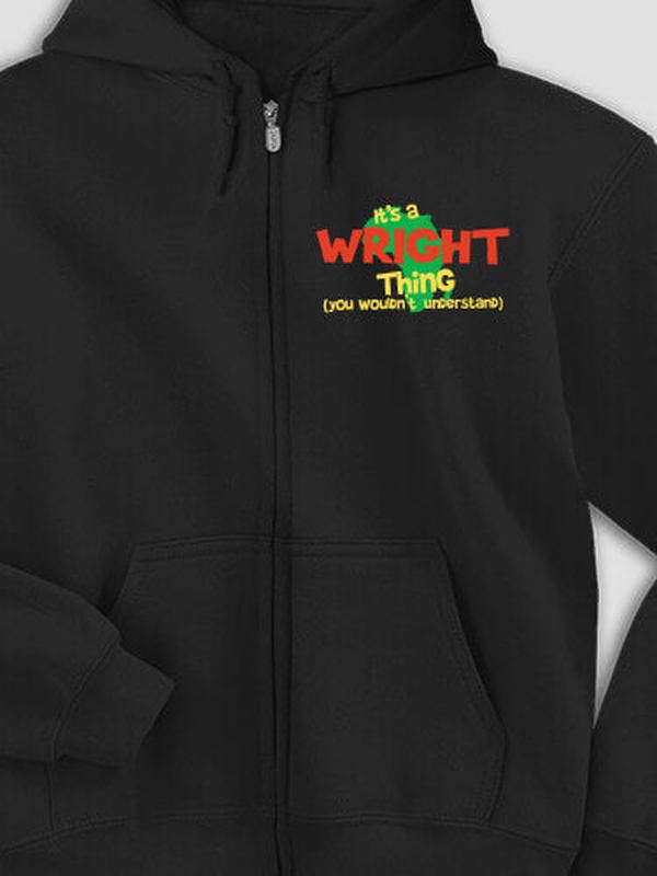 African American Thing : Embroidered Zip Hoodies product image 1