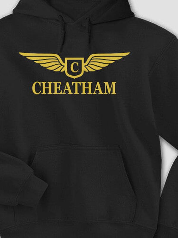 Aviation Monogram : Printed Hoodies product image 2