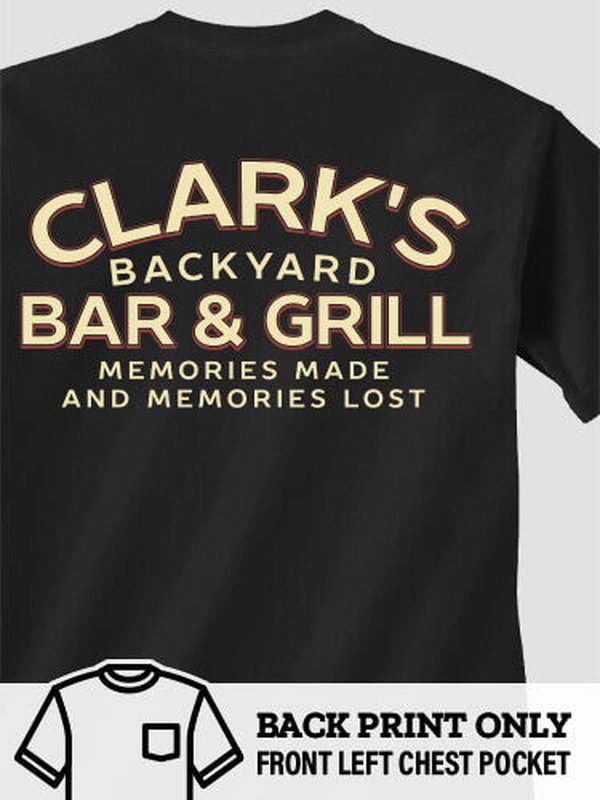 Backyard Bar and Grill : Printed Pocket T-Shirts