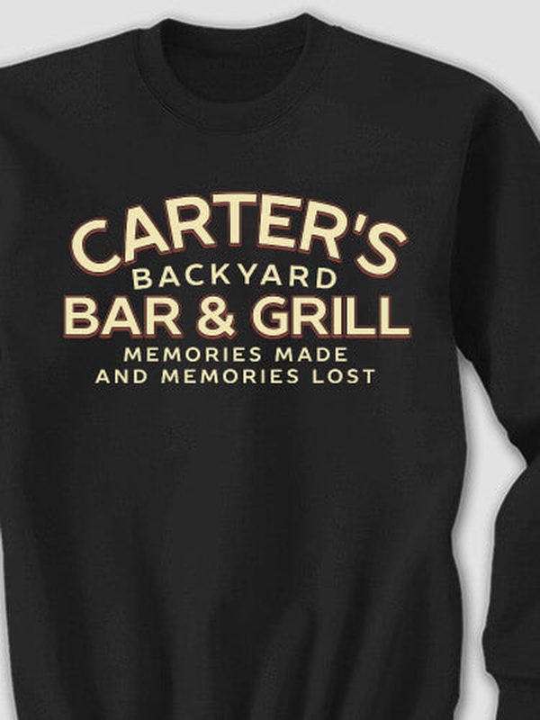 Backyard Bar and Grill : Printed Sweatshirts product image 1