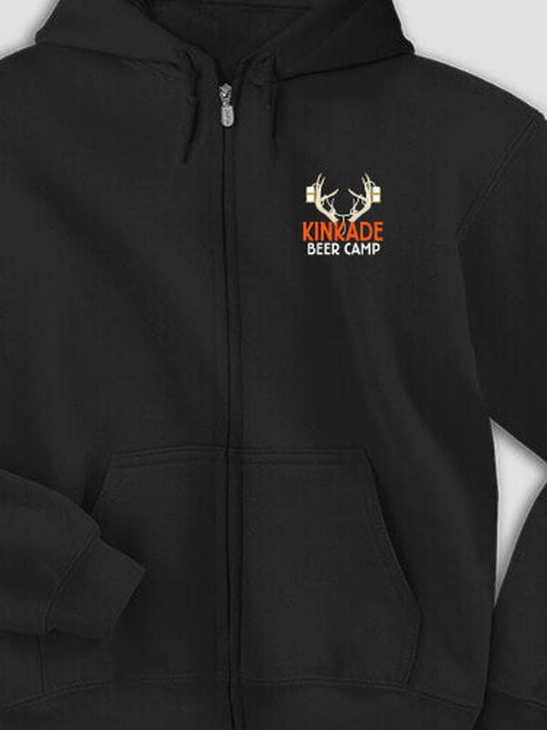 Beer Camp : Embroidered Zip Hoodies product image 1