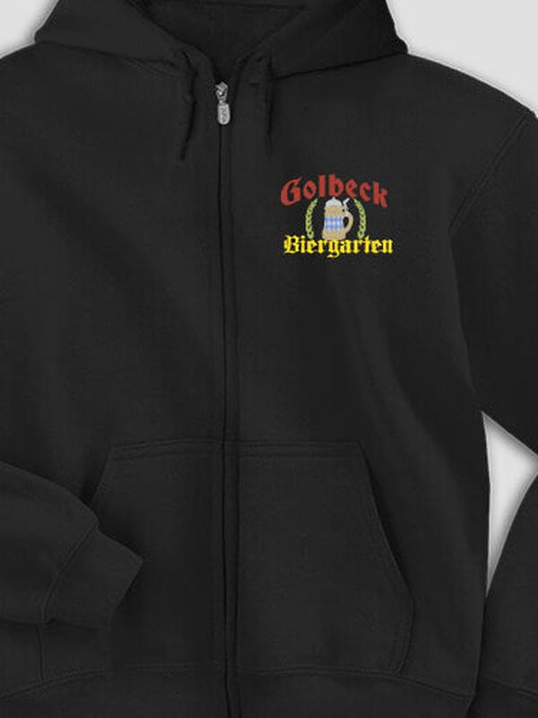 Biergarten : Embroidered Zip Hoodies product image 1