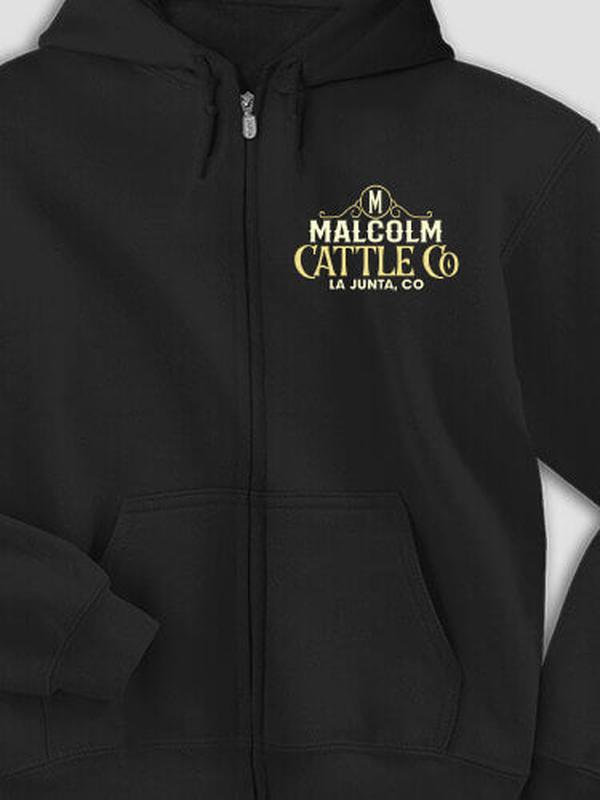 Cattle Company : Embroidered Zip Hoodies product image 1