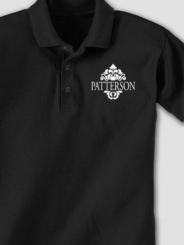 Classic Filigree : Embroidered Polo Shirts product image 1