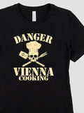 Cooking Danger : Premium Printed T-Shirts