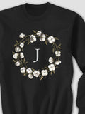Cotton Wreath Monogram : Printed Sweatshirts product image 1