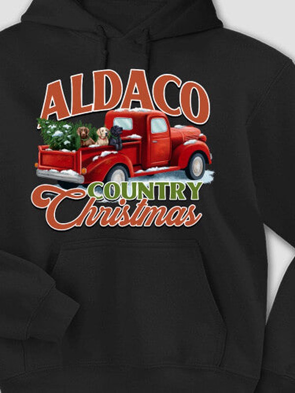 Country Christmas : Printed Hoodies product image 1