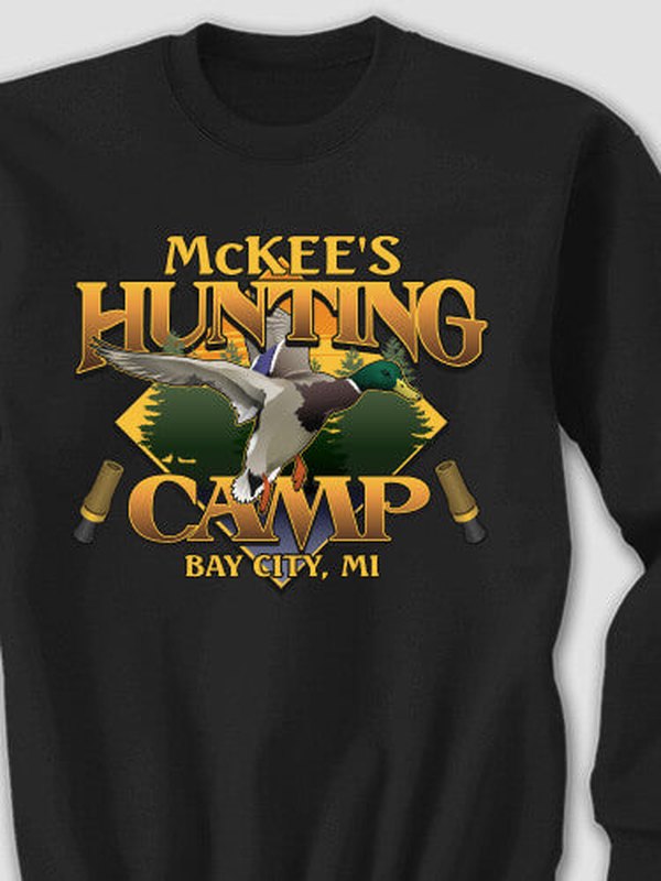 Duck Hunting Camp : Printed Sweatshirts product image 2