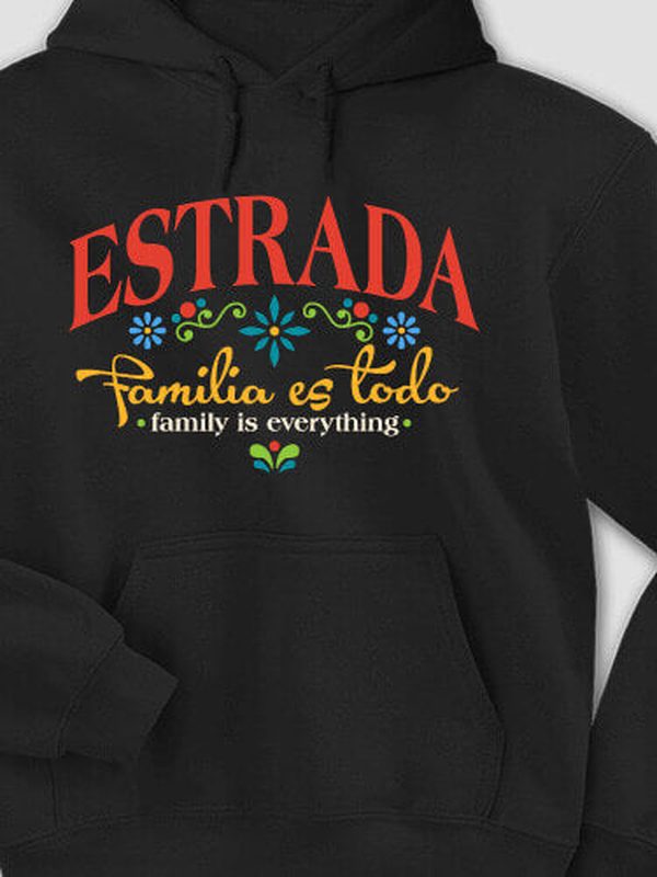 Familia es Todo : Printed Hoodies product image 2