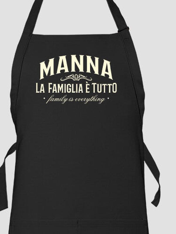 Family Is Everything : Printed Aprons