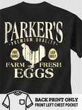 Farm Fresh Eggs : Printed Pocket T-Shirts