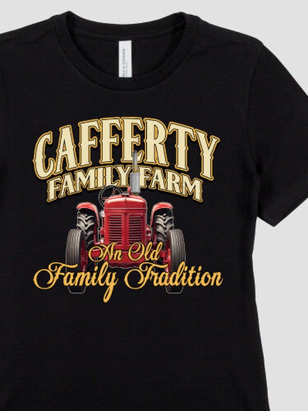Farming Family Tradition : Premium Printed T-Shirts