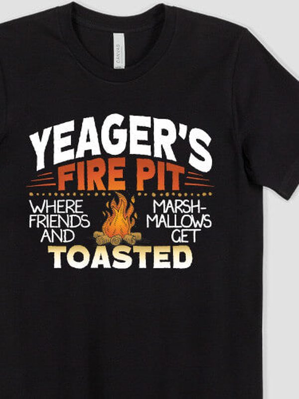 Fire Pit : Premium Printed T-Shirts