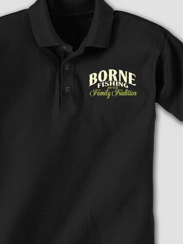 Fishing Family Tradition : Embroidered Polo Shirts product image 2