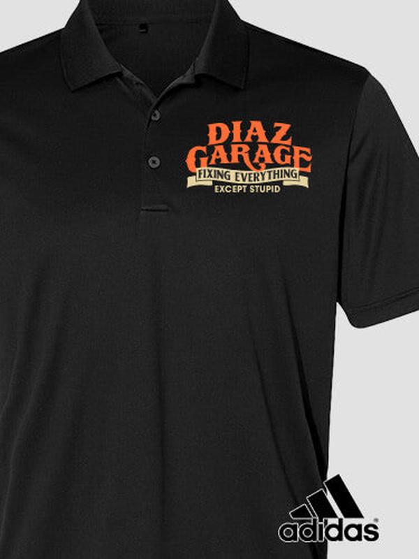 Fixing Everything Garage : Embroidered Adidas® Polo Shirts product image 1